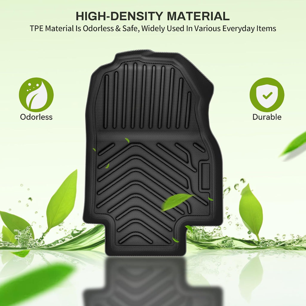 Floor Mats & Cargo Liner Fit for 2022-2026 Jeep Grand Cherokee (Include 4XE NOT for L or WK), Custom Fit TPE All Weather Floor Liners Cargo Mat, 1st 2nd Rows Mats Trunk Liner Full Set Accessories