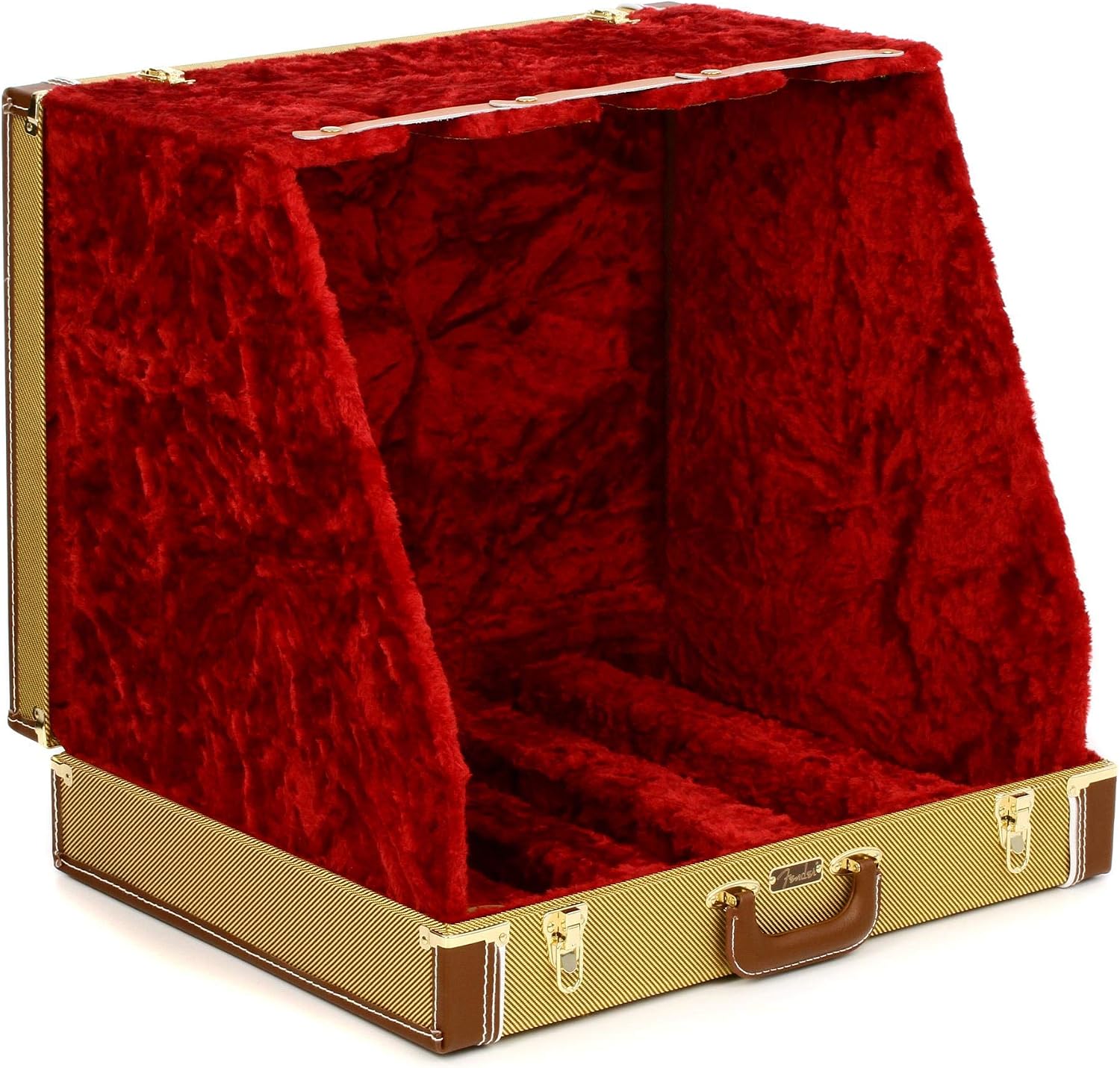 Fender Classic Series Case Stand, 3-Guitar, Tweed