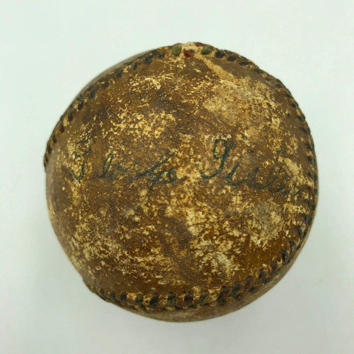George Sisler 1922 Single Signed Game Used American League Baseball With JSA COA - MLB Game Used Baseballs