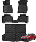 YITAMOTOR Floor Mats & Cargo Liner for 2025 2026 BMW X3 G45 (30 xDrive / M50 xDrive), All Weather TPE Floor Liner Custom Fit for BMW X3 Accessories, 1st, 2nd Row and Cargo Liners, Black