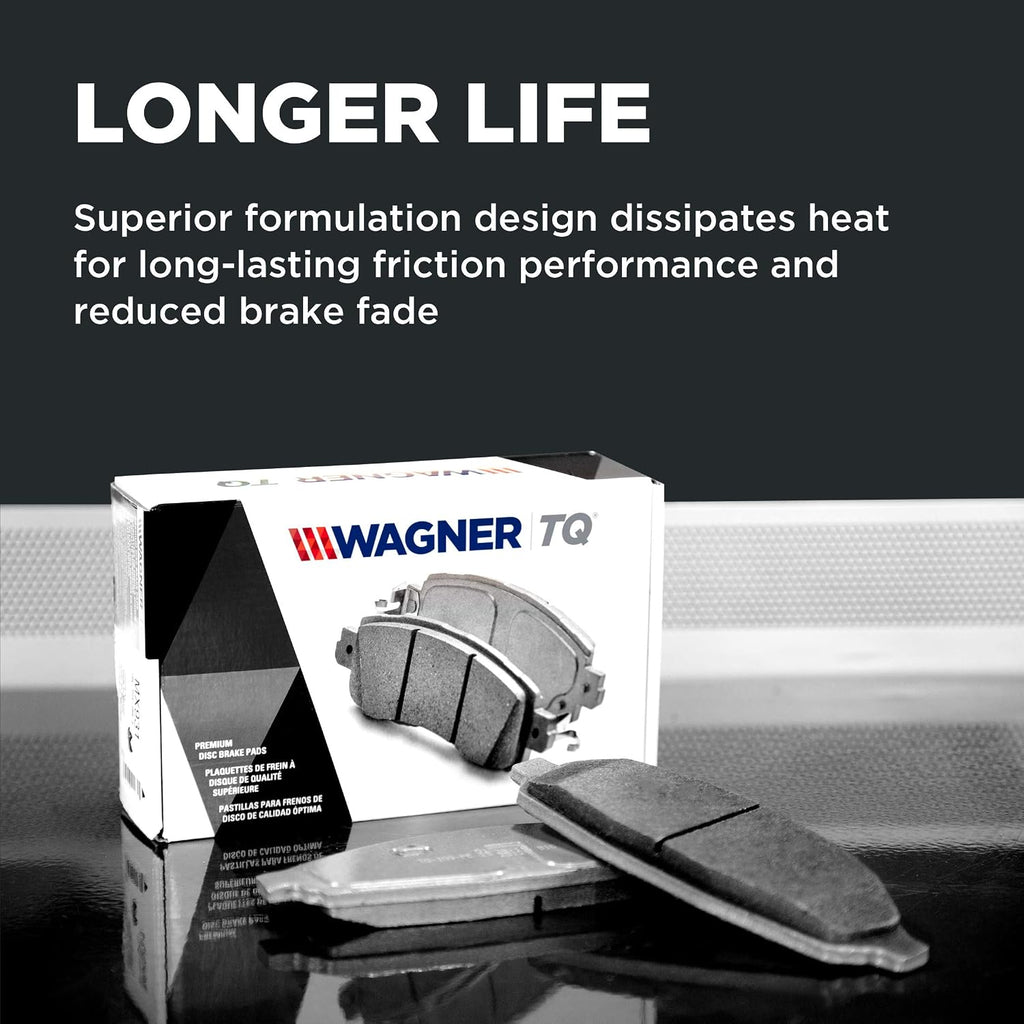 Wagner TQ QC914VK Brake Pad & Rotor Kit with Hardware, Front, Fits 2007 Honda Accord and other vehicles
