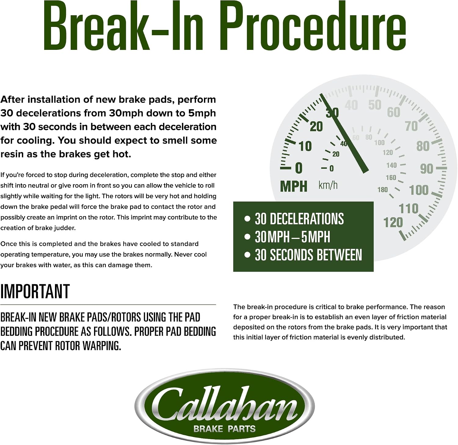 Callahan Brake Parts Front Brake Kit For Hyundai Santa Fe 2019-2020 [Model Specific] Replacement Brake Rotors with Ceramic Brake Pads