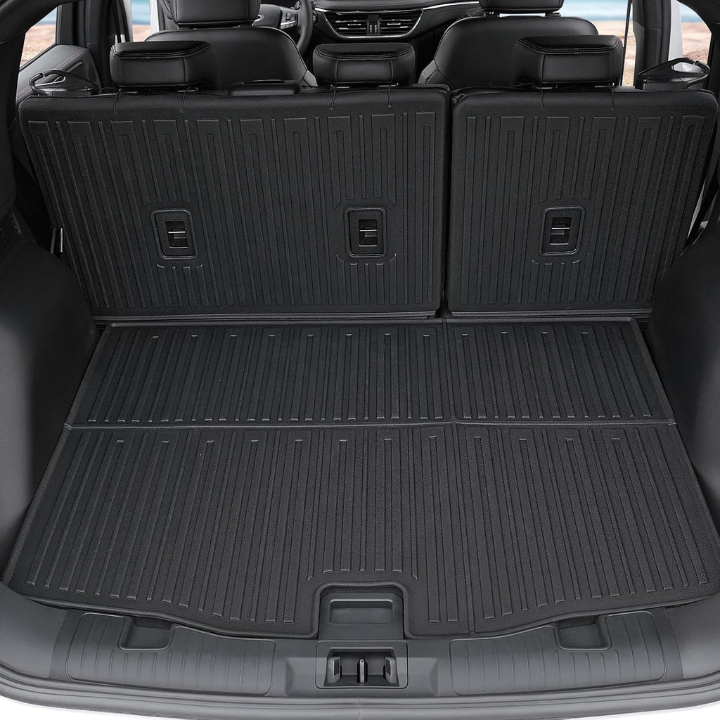 Floor Mats for Ford Escape 2020-2026, All Weather Floor Mats Trunk Cargo Liner with Backrest Protectors and Door Sill Guards Accessories, Full Coverage Set (Not fit Hybrid Model)