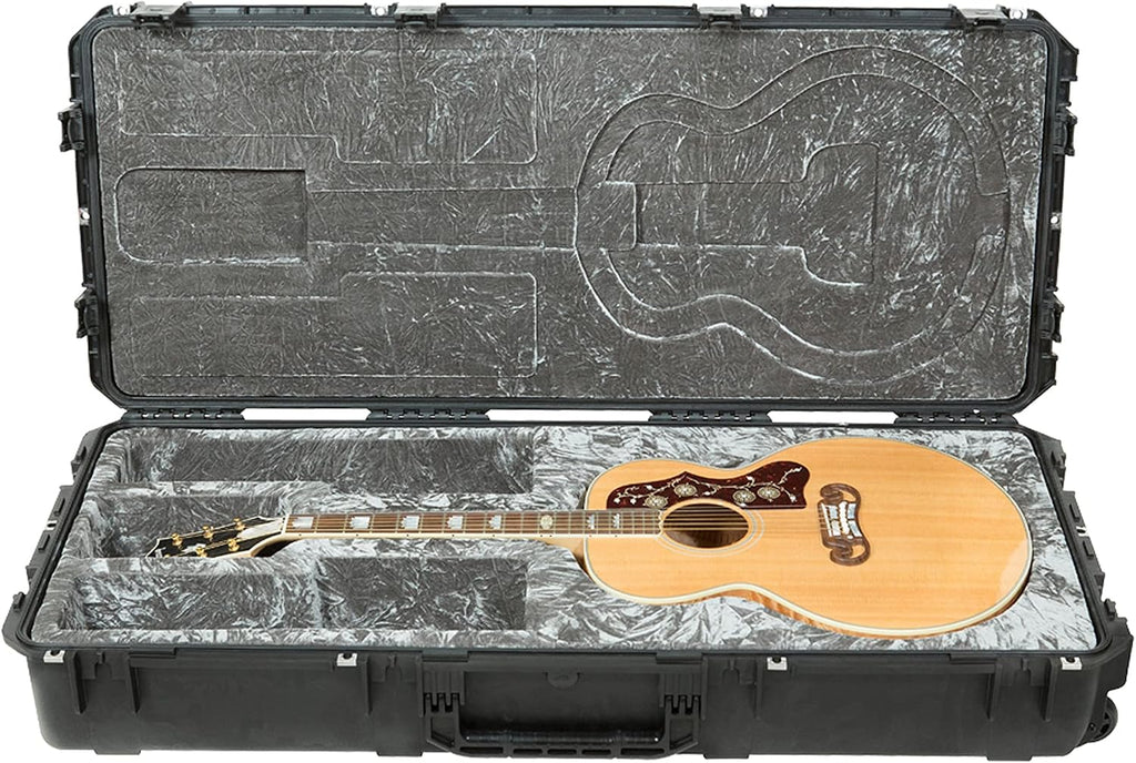 SKB 3i-4719-20 Injection Molded Jumbo Guitar Case with Wheels