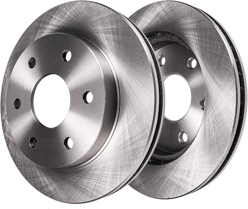 Detroit Axle - Front Brake Kit for Chevrolet Trailblazer EXT GMC Envoy XL XUV Buick Rainier Isuzu Ascender Saab 9-7x, Disc Brake Rotors Ceramic Brakes Pads Replacement : 12.80' inch Rotor