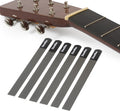 StewMac Gauged Nut Slotting File Set for Acoustic Guitar, for Medium/Heavy Strings - Set of 6 Pro Quality Guitar Nut Files