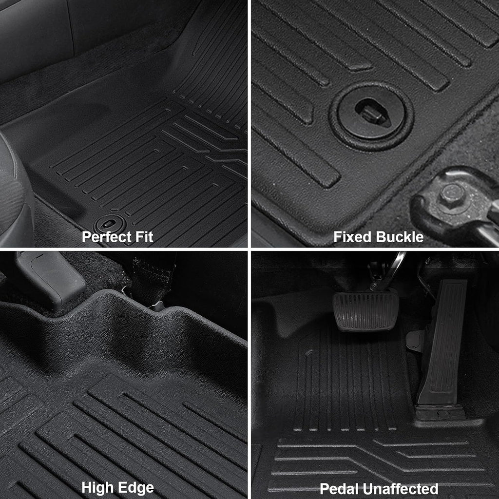 Floor Mats Set for 2022-2025 2026 Hyundai Tucson Gas (Not fit Hybrid), Full Coverage All Weather Floor Mats Cargo Mat with Backrest Protectors & Door Sill Guards for Tucson Accessories