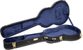 Crossrock 13' Archtop Guitar Case for Gretsch Jet/Penguin/Chris Rocha | Wooden Hardshell, Lock, Storage, Left & Right-Hand Compatible – Black (CRW620JA13BK)