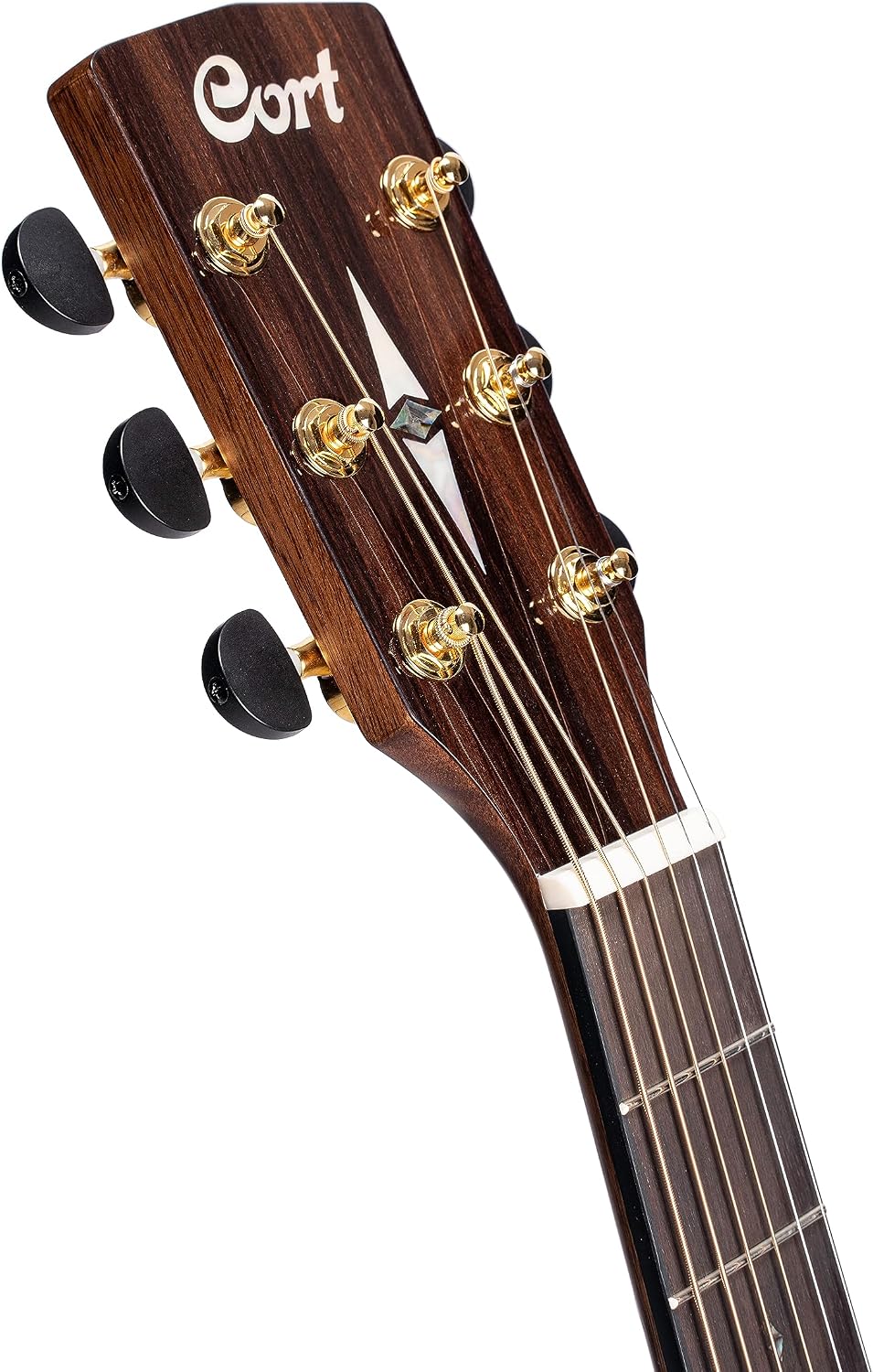 Cort 6 String Acoustic-Electric Guitar, Right, Natural Glossy, Full (GAMYBEVELNAT-U)