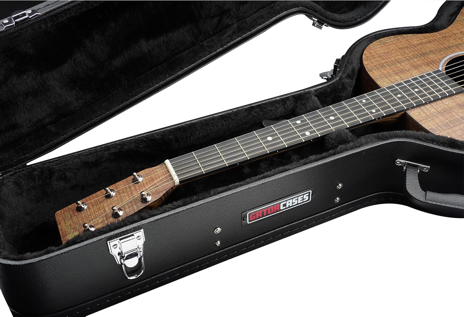 Gator Cases Hard-Shell Wood Case for Martin 000-Style Guitars, Fits Similar Style Acoustic Guitars (GWE-000AC)