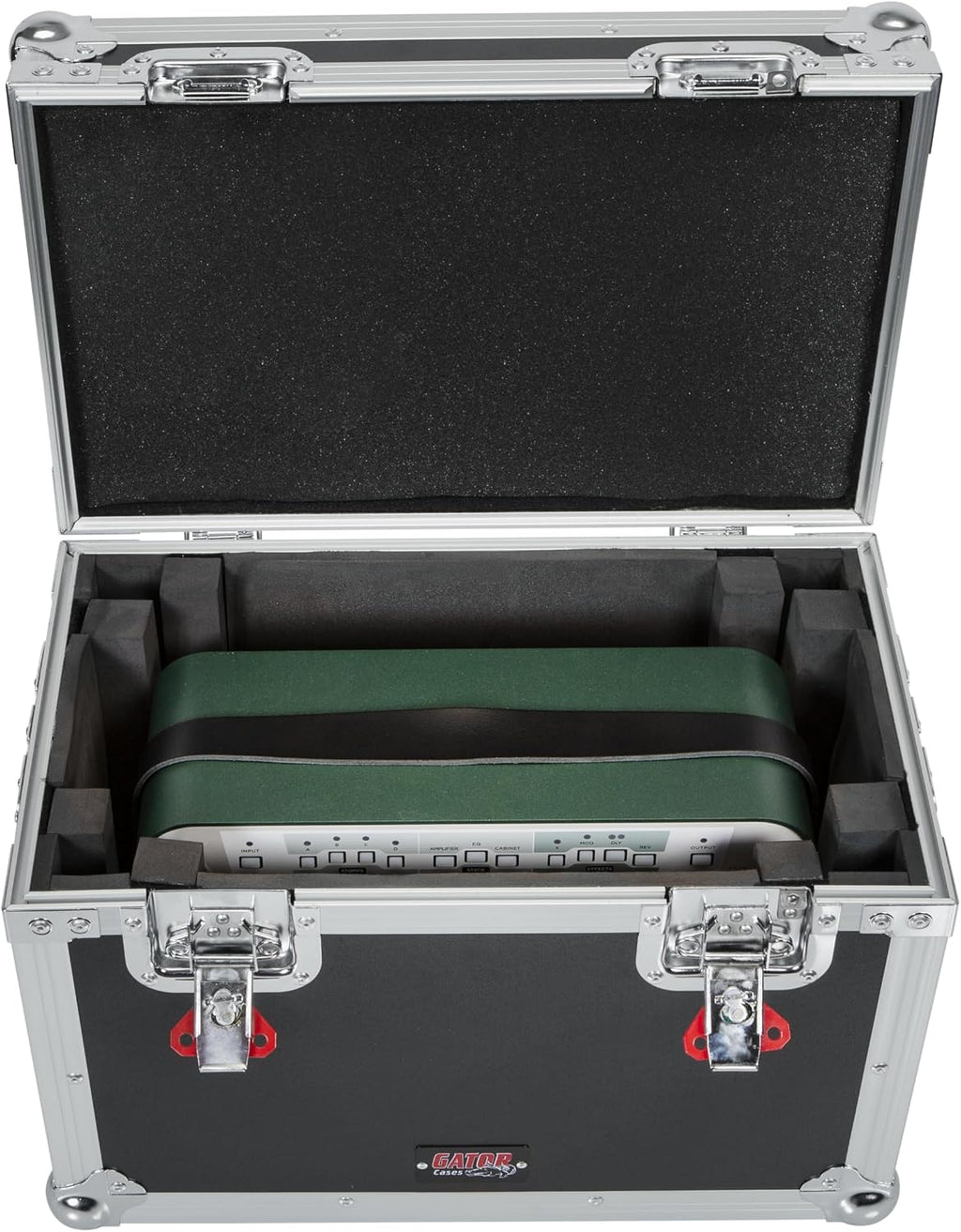 Gator Cases G-TOUR Series ATA Style Road Case for Mini Electric Guitar Amp Heads Such as Marshall JTM1H - Equipped with Heavy Duty Latches and Spring Loaded Handles; (G-TOURMINIHEAD2)
