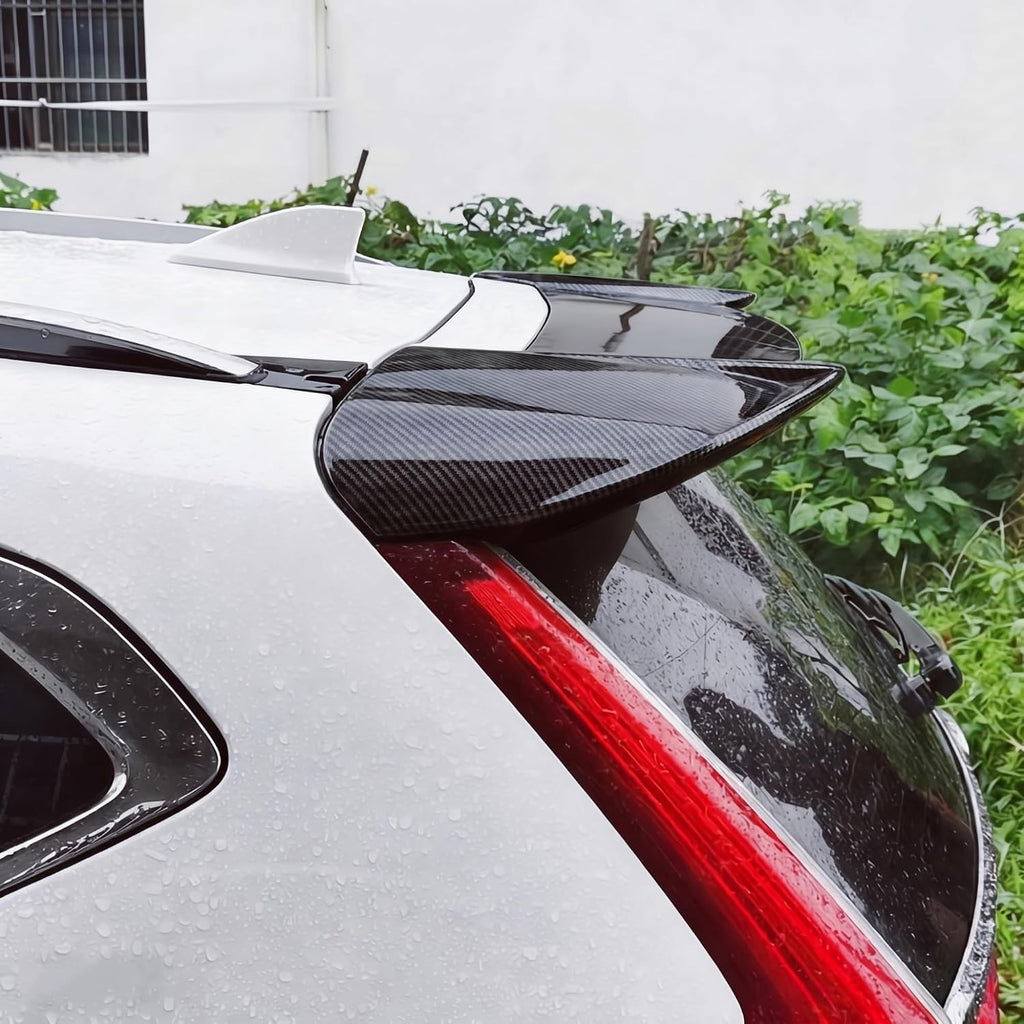 MUTUSAISI Rear Spoiler Roof Wing Fit for Honda CRV/CR-V 2017-2022 EX/EX-L/LX/Touring Top Wing Lip Exterior Accessories (Carbon Fiber Look)
