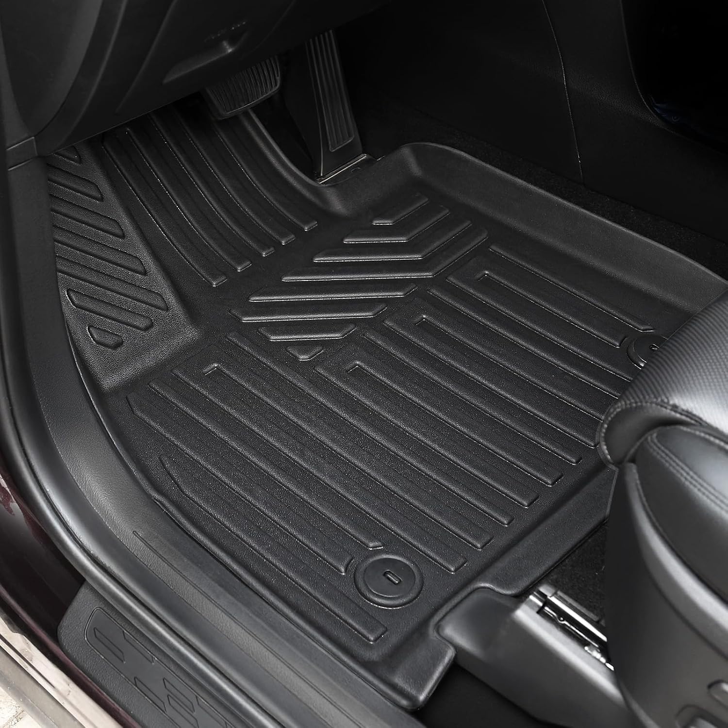 GALVAGNIATE Floor Mats for Hyundai Palisade 2020-2025, All Weather Floor Mats Trunk Cargo Liner with Backrest Protectors Accessories, Full Coverage Set (Fit 7/8 Seats)