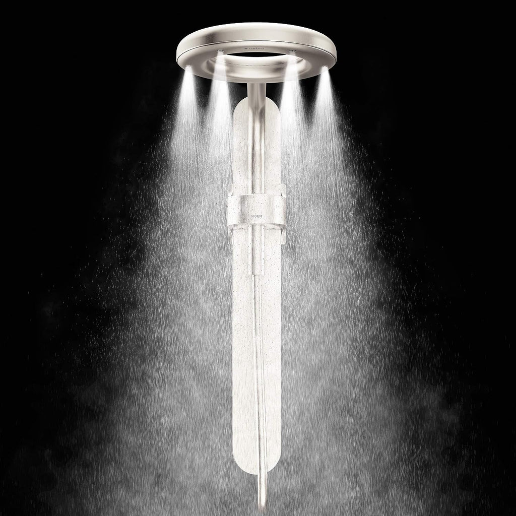 Moen N207R0SRN Spa Shower Rainshower, Spot Resist Brushed Nickel