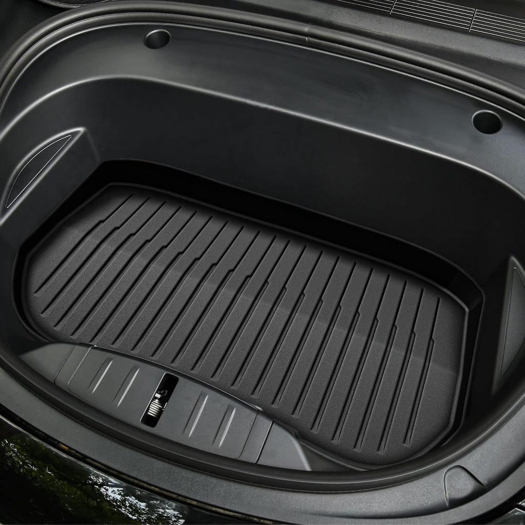 OEDRO Floor Mats for 2025 2026 Tesla New Model Y Juniper, All Weather TPE Car Floor Liners with Front Rear Cargo Liner and Seatback Cover Protector Accessories, 1st and 2nd Row with Backrest Mats