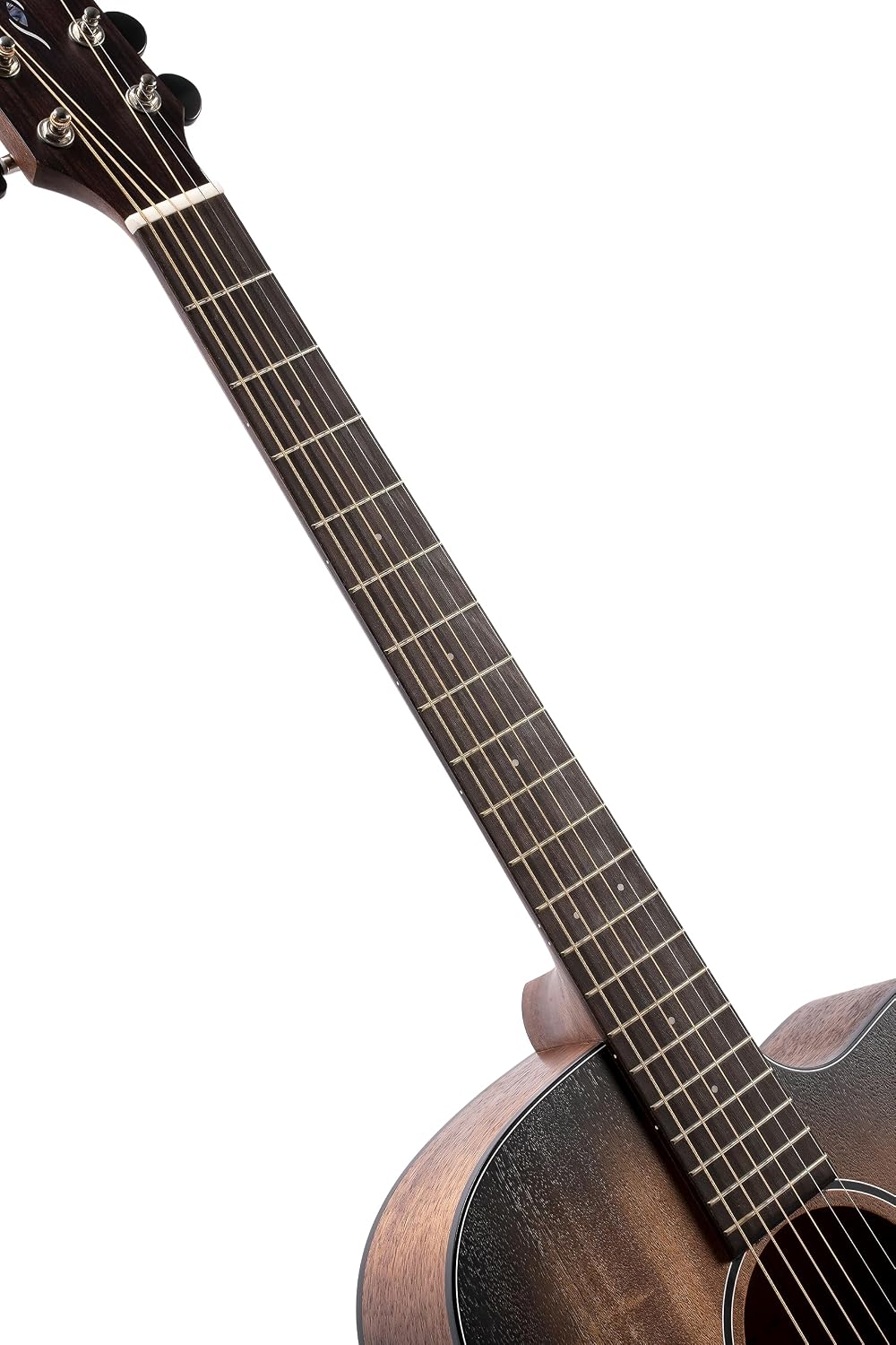 Cort Core Series OC Mahogany Acoustic-Electric Guitar. Open Pore Black Burst
