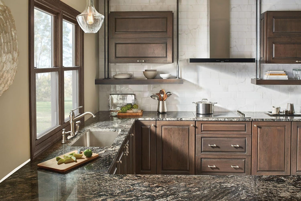 Moen Belfield Spot Resist Stainless Traditional One Handle High Arc Kitchen Faucet with Side Spray and Optional Deckplate Included, 7245SRS
