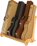 A&S Crafted Products Multi Guitar Case Rack for Acoustics & Electrics - The VersaRack | Home or Studio Storage | Made in U.S.A.