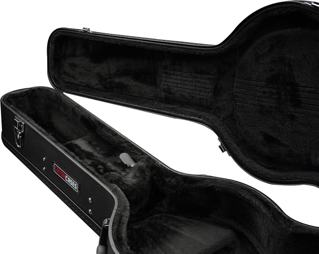 Gator Cases Hard-Shell Wood Case for Martin 000-Style Guitars, Fits Similar Style Acoustic Guitars (GWE-000AC)