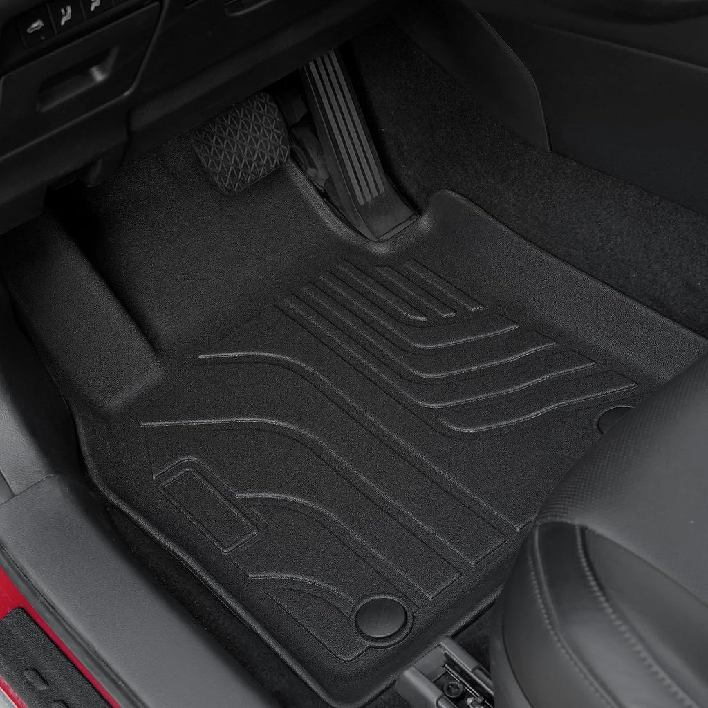 Floor Mats for Mazda CX-30 2020-2026, All Weather Floor Mats Trunk Cargo Liner with Backrest Protectors and Door Sill Guards Accessories, Full Coverage Set