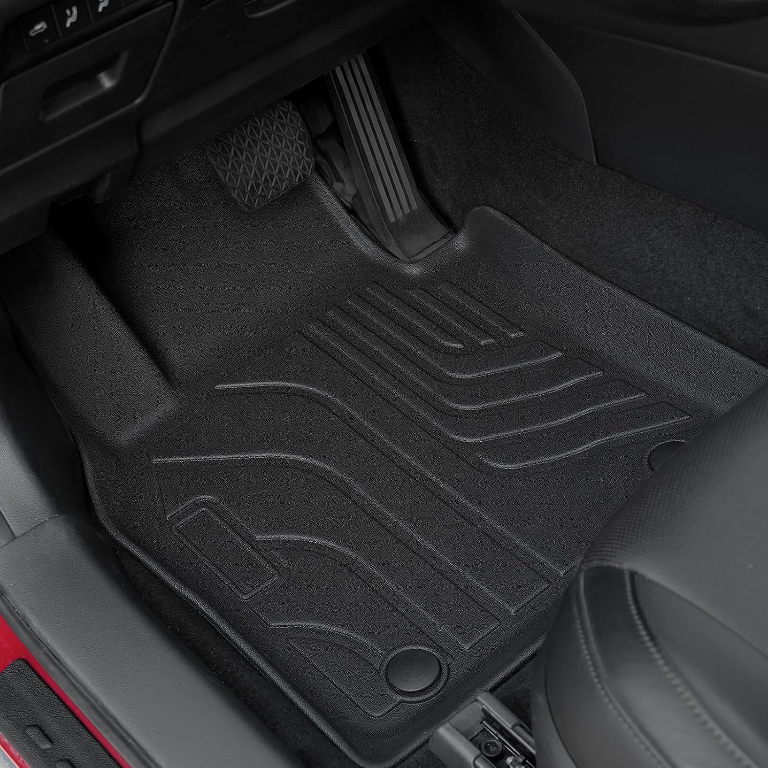 Floor Mats for Mazda CX-30 2020-2026, All Weather Floor Mats Trunk Cargo Liner with Backrest Protectors and Door Sill Guards Accessories, Full Coverage Set