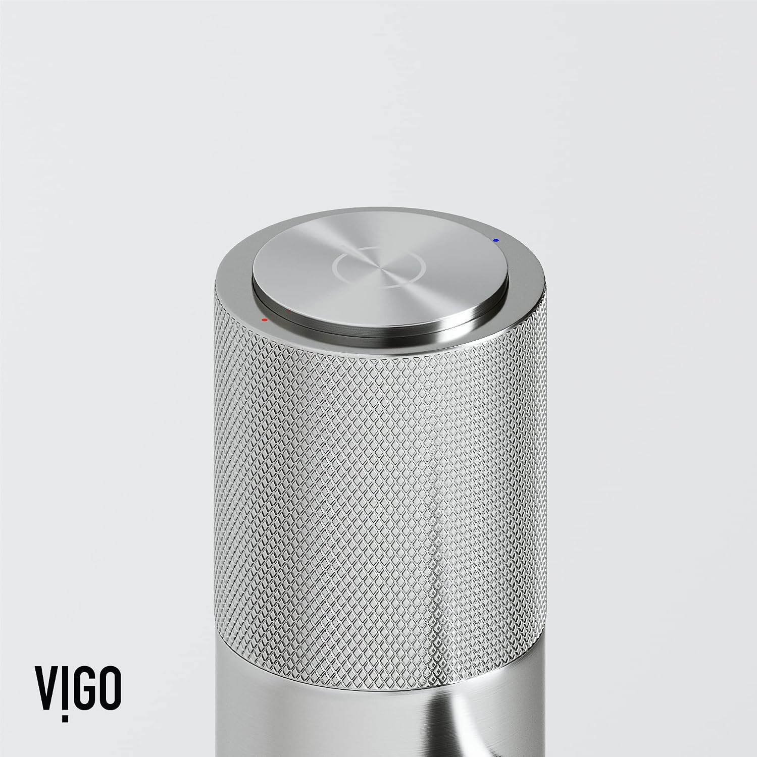 VIGO Apollo Single-Handle Single-Hole Mount Bathroom Sink Faucet, 8-Inch, Brushed Nickel, Modern Design, Solid Brass, 1.2 GPM WaterSense & Ceramic Disc Valve, Corrosion-Resistant