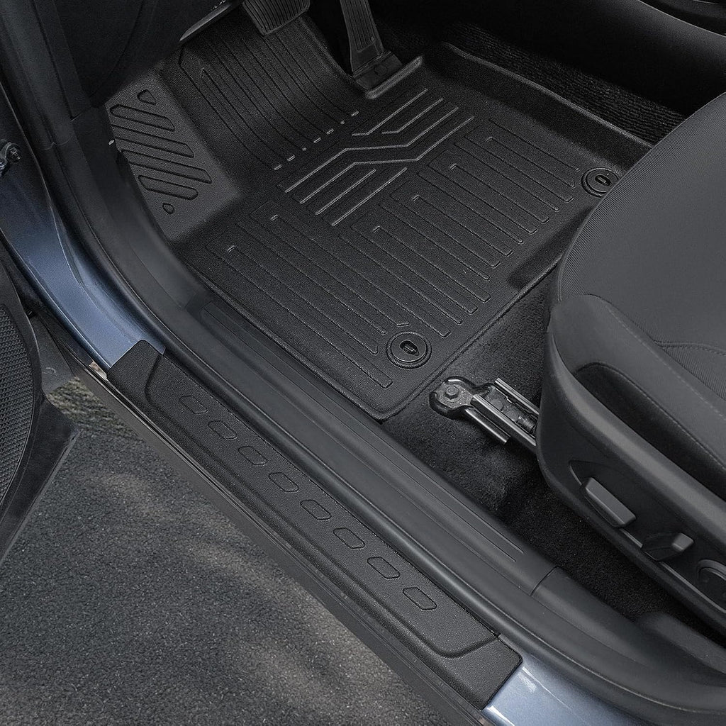 Floor Mats Set for 2022-2025 2026 Hyundai Tucson Gas (Not fit Hybrid), Full Coverage All Weather Floor Mats Cargo Mat with Backrest Protectors & Door Sill Guards for Tucson Accessories