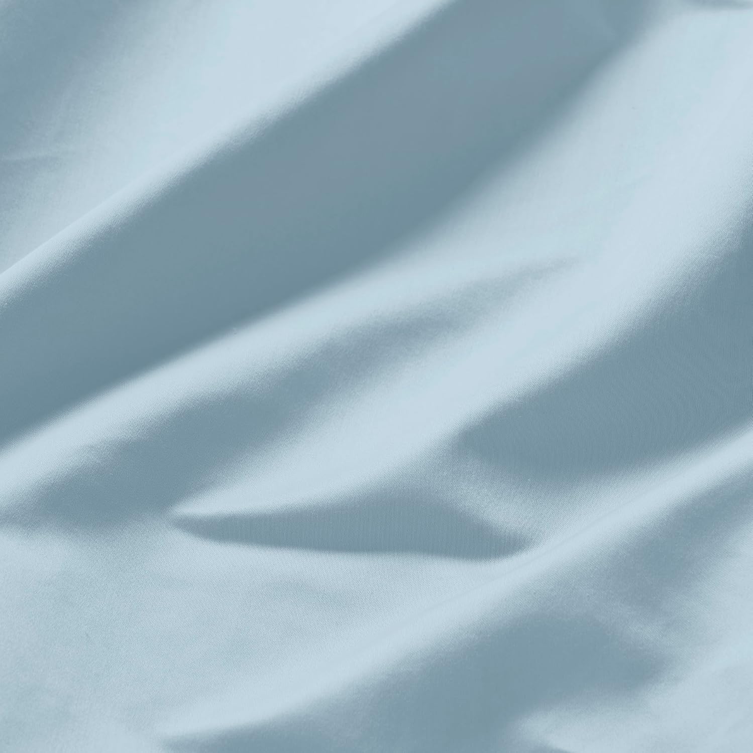 Superior Egyptian Cotton 5 Piece Sheet Set, 650 Thread Count, Eco-Friendly, Sustainable Sheets, Ultra-Soft Basics, Solid, Deep Pocket Fitted Sheets, Flat Sheet, Pillowcases, Split King, Baby Blue