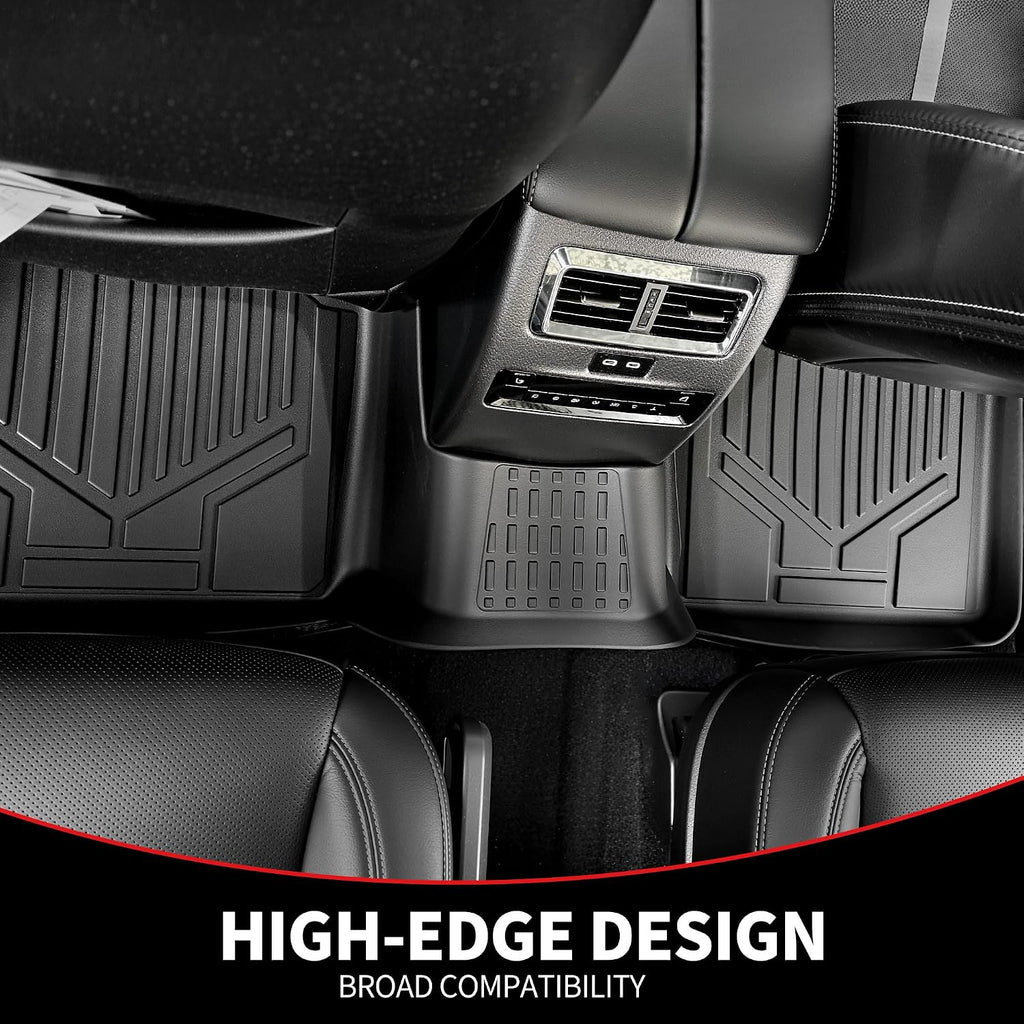 YITAMOTOR Floor Mats & Cargo Liner for Mazda CX-50 CX50 2023-2026 (Not for Hybrid, Not Fit for CX-5 CX5), All-Weather Protection TPE 1st, 2nd Row and Trunk Mats Full Set Accessories Black