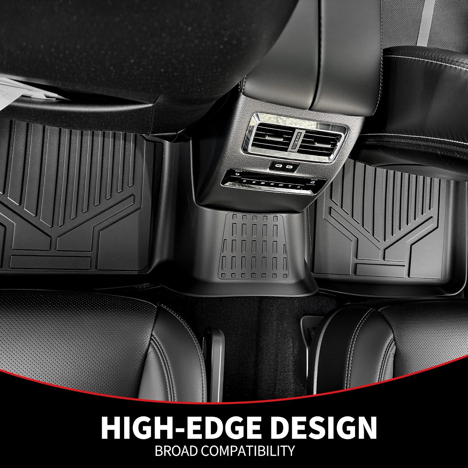 YITAMOTOR Floor Mats & Cargo Liner for Mazda CX-50 CX50 2023-2026 (Not for Hybrid, Not Fit for CX-5 CX5), All-Weather Protection TPE 1st, 2nd Row and Trunk Mats Full Set Accessories Black