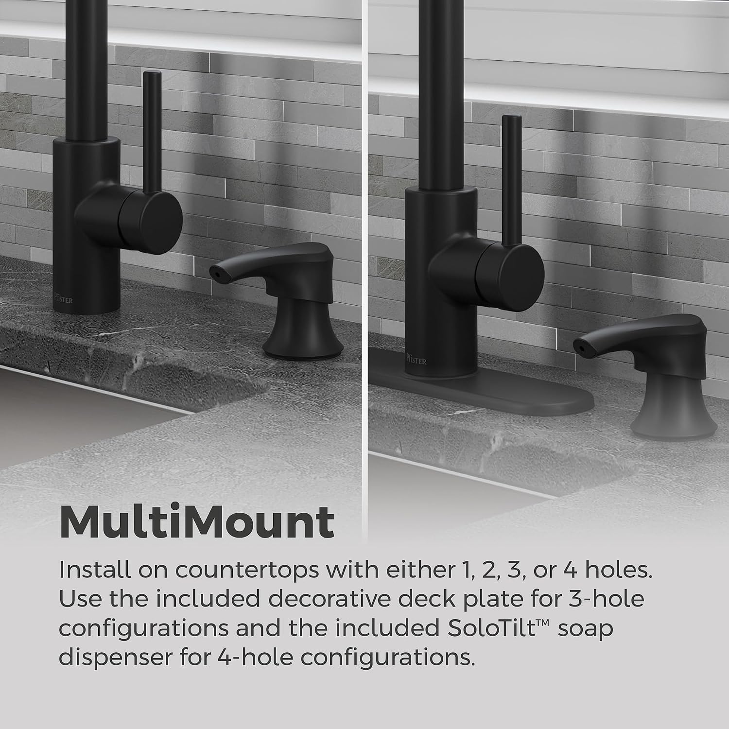 Pfister Zanna 1-Handle Pull-Down Kitchen Faucet in Matte Black