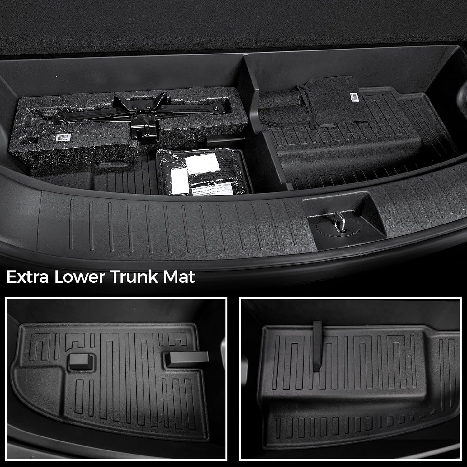 Floor Mats for Hyundai Palisade Gasoline 2026, All Weather Floor Mats Trunk Cargo Liner with Backrest Protectors Accessories, Full Coverage Set (Fit 7/8 Seats)