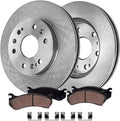 Detroit Axle - Front Brake Kit for Chevy GMC Silverado Suburban Sierra Yukon XL 1500 Avalanche Tahoe Cadillac Escalade ESV EXT [6-Lug] 12.99' inch Disc Brake Rotors Ceramic Brakes Pads Replacement