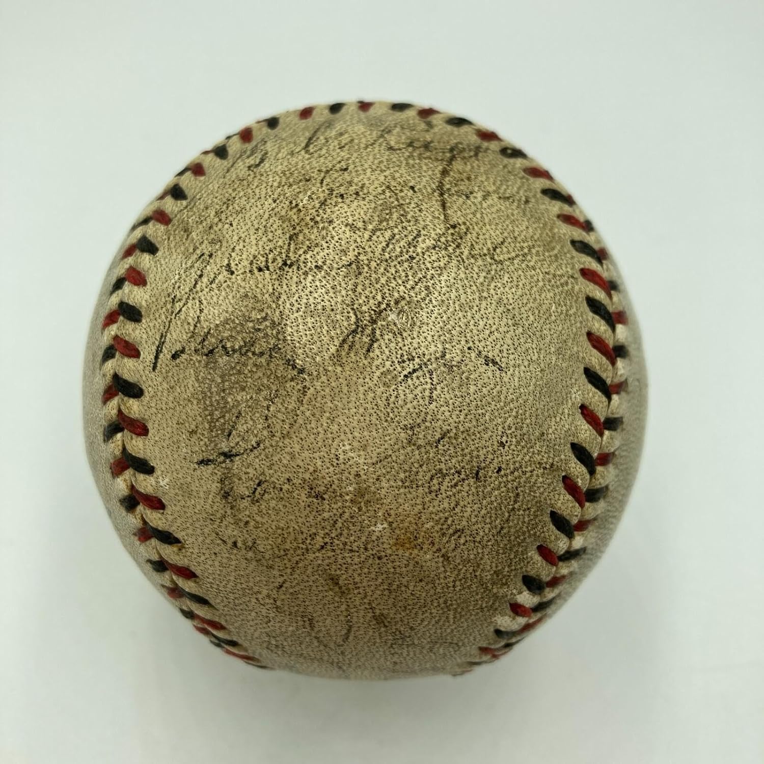 Babe Ruth & Honus Wagner 1933 World Series Signed Game Used Baseball JSA COA - MLB Autographed Game Used Baseballs