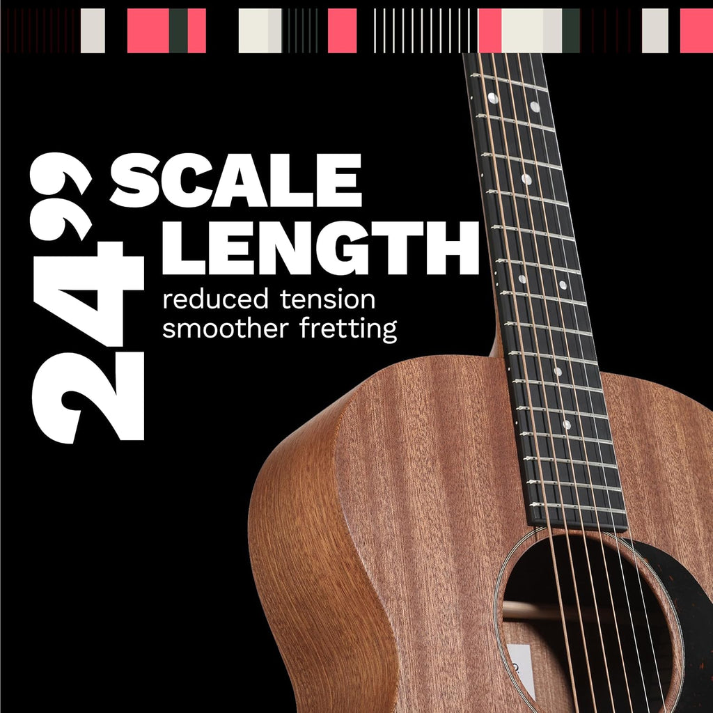 MARTIN 000Jr-10E Sapele Special Acoustic Guitar Bundle (Guitar Only)