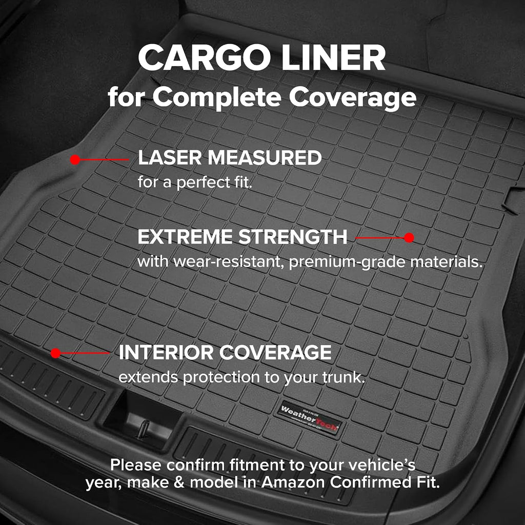 WeatherTech Cargo Trunk Liner for Nissan Pathfinder, Behind 3rd Row (431482), Cocoa