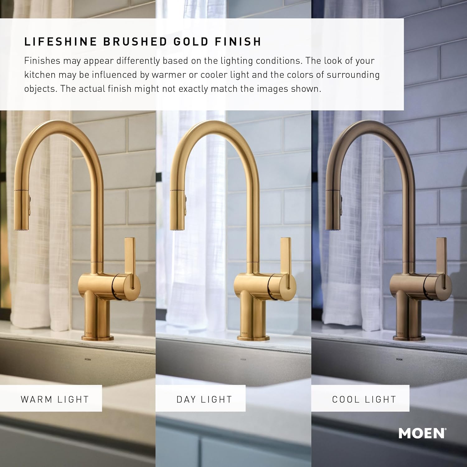 Moen UTS9211BG M-CORE 3-Series 2-Handle Shower Trim with Integrated Transfer Valve, Valve Required, Brushed Gold