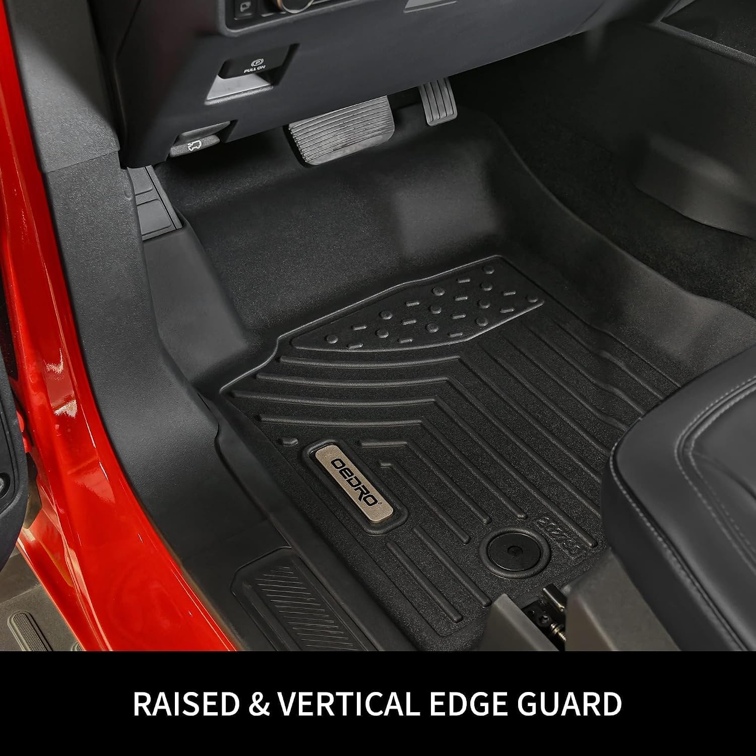 OEDRO Floor Mats Fit for 2020-2024 Hyundai Sonata / 2021-2025 Kia K5 (Only FWD Models), All Weather Custom Fit Car Floor Liners Includes Front & Rear Floor Liner Set, Black