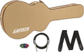 Gretsch G2420T Streamliner Hollow Body Electric Guitar Case - Tweed Bundle with Strap, Cable, and Picks