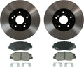 Wagner QS ZD914VK Brake Pad & Rotor Kit with Hardware, Front, Fits 2007 Honda Accord and other vehicles