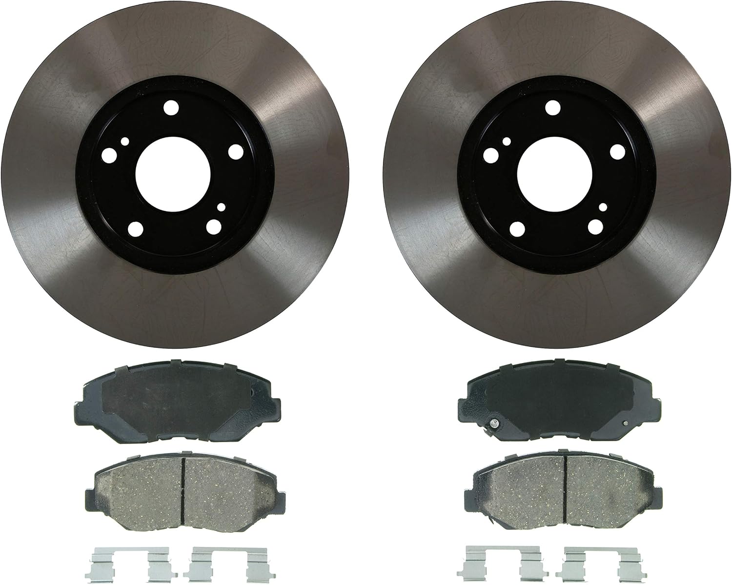 Wagner QS ZD914VK Brake Pad & Rotor Kit with Hardware, Front, Fits 2007 Honda Accord and other vehicles