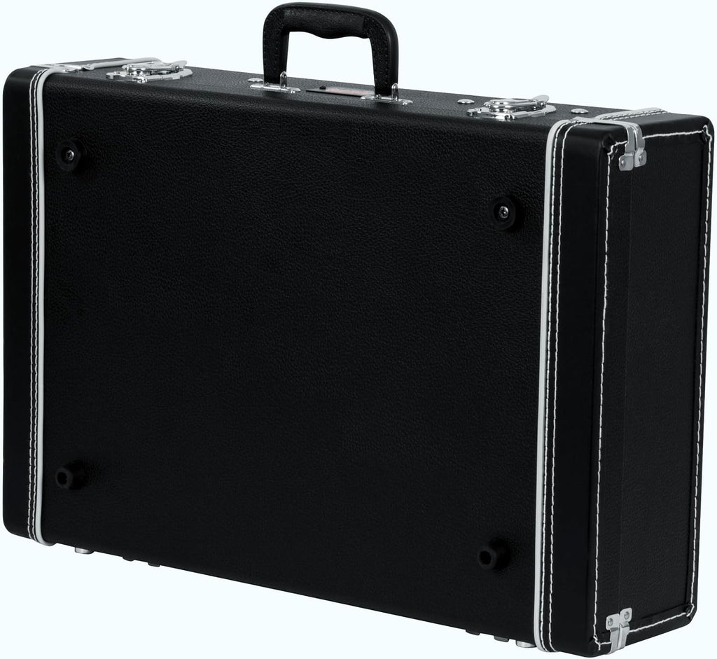Gator Cases Gig Box Jr. Pedal Board with Built in 3x Guitar Stand | Fits Most Electric and Acoustic Guitars; Pedal Surface 21.5' x 15' (GW-GIGBOXJR)