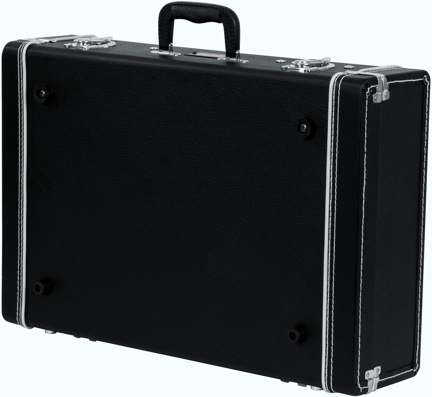 Gator Cases Gig Box Jr. Pedal Board with Built in 3x Guitar Stand | Fits Most Electric and Acoustic Guitars; Pedal Surface 21.5' x 15' (GW-GIGBOXJR)