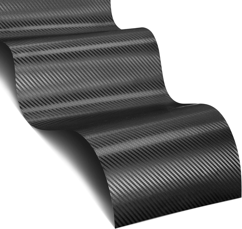 VViViD XPO Black Carbon Fiber Car Wrap Vinyl Roll Featuring Air Release Technology (50ft x 5ft)