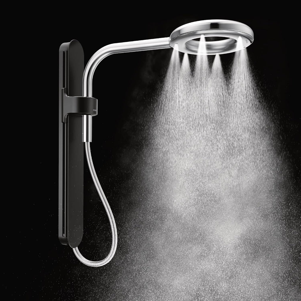 Moen N207R0BL Spa Shower Rainshower, Matte Black
