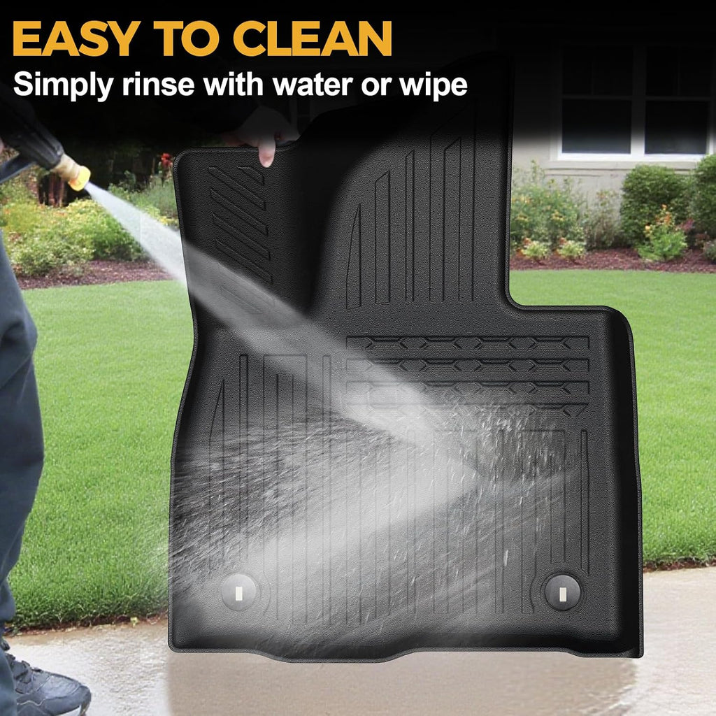 Floor Mats for Hyundai Palisade Gasoline 2026, All Weather Floor Mats Trunk Cargo Liner with Backrest Protectors Accessories, Full Coverage Set (Fit 7/8 Seats)
