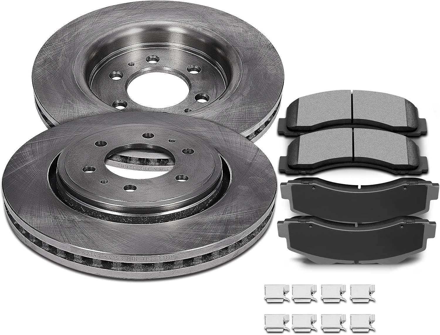 SCITOO Front 13.78' Brake Pads and Rotors Kits Fit For Ford For F-150 2010-2020,For Ford For Expedition 2010-2021,For Lincoln Navigator 2010-2021