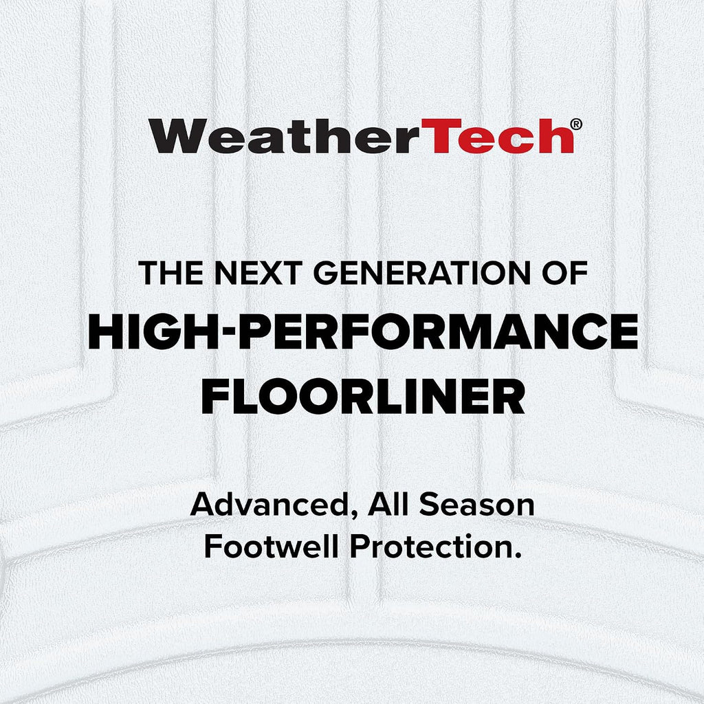 WeatherTech FloorLiner HP Custom Fit Floor Mats for GMC Acadia, Enclave, Traverse - Full Set (451881-1-3-4IM), Tan