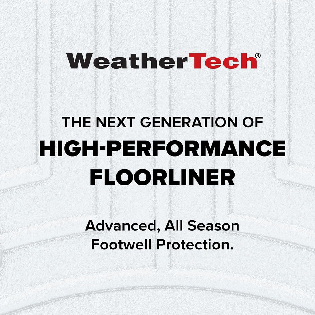 WeatherTech FloorLiner HP Custom Fit Floor Mats for Chevrolet Colorado, Canyon 1st & 2nd Row (441818-1-2IM), Black