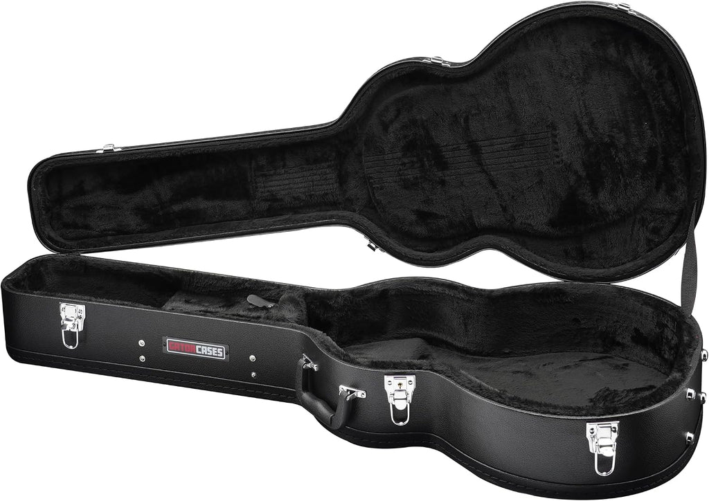 Gator Cases Hard-Shell Wood Case for Martin 000-Style Guitars, Fits Similar Style Acoustic Guitars (GWE-000AC)